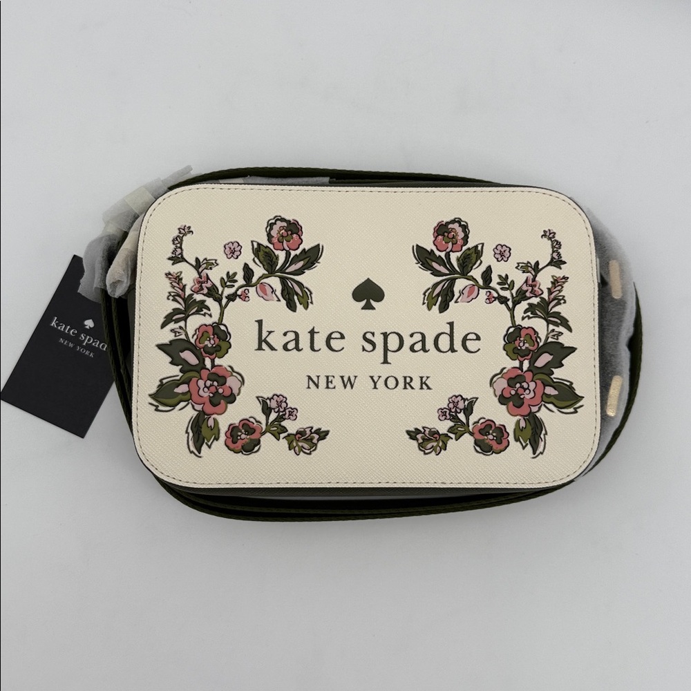 Kate Spade Oh Snap Floral Camera Bag Meringue Mullti